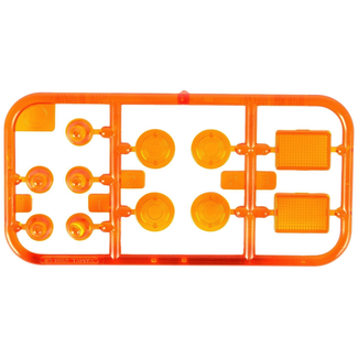 TAMIYA TAMIYA L PARTS ORANGE LENSES  FOR GLOBE LINER & KING HAULER