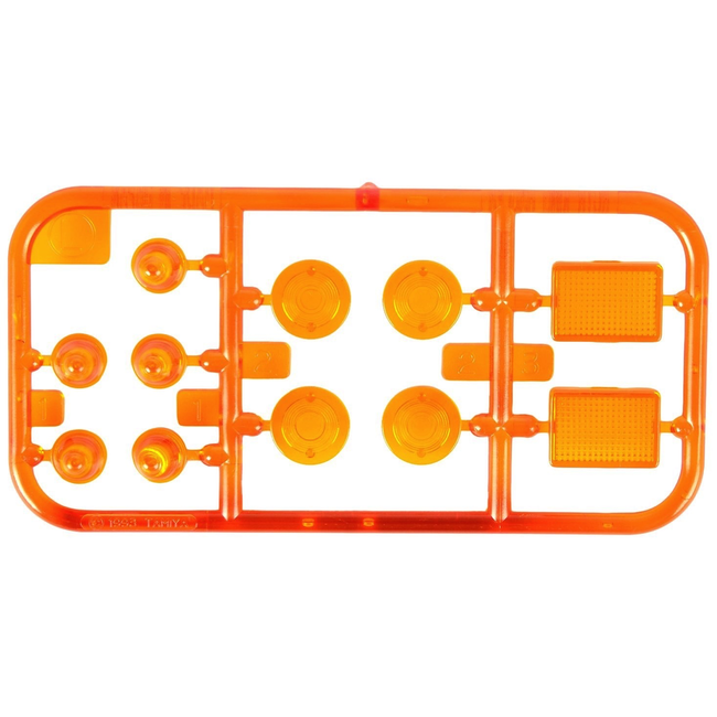 TAMIYA L PARTS ORANGE LENSES  FOR GLOBE LINER & KING HAULER