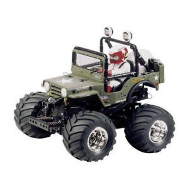 TAMIYA WILD WILLY 2 KIT 1/10 RC NO ESC INCLUDED  REQUIRES TX, RX, ESC, BATTERY CHARGER & PAINT.