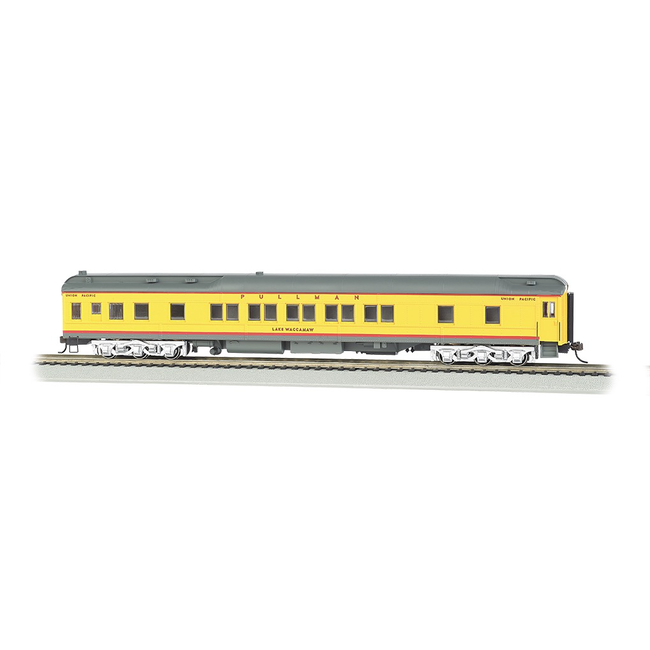 BACHMANN HO HEAVYWEIGHT 80‚Äô PULLMAN WITH LED LIGHTED INTERIOR UNION PACIFIC LAKE WACCAMAW 13905