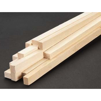 REVELL REVELL BASSWOOD 3/8 X 3/8 X 24‚Äú