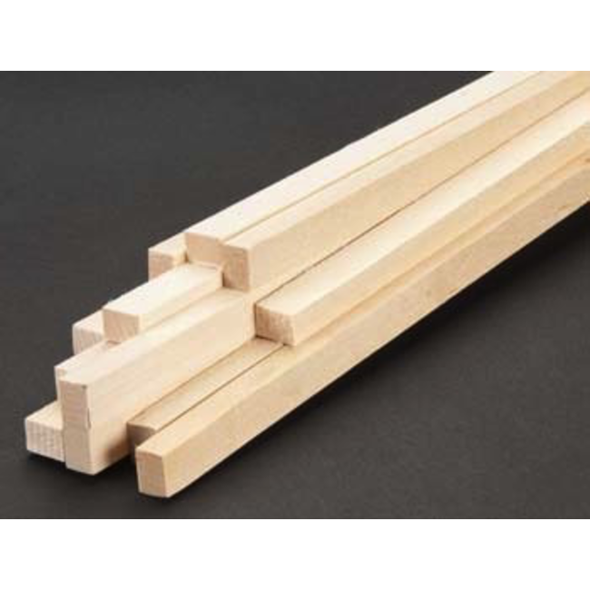 REVELL BASSWOOD 3/8 X 3/8 X 24‚Äú