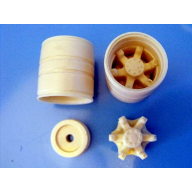 AUSLOWE RIM REAR STANDARD DRIVE DUELS MACK 6 SPOKE TANDEM AXLE SET 1/24