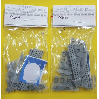 AUSLOWE AUSLOWE TANK STEPS AND MOUNTS SET OF 4 WITH HOLES 45MM LONG