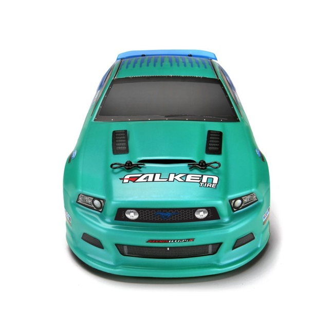 HPI FORD MUSTANG PAINTED BODY FALKEN TIRE 2013 140MM MICRO RS4