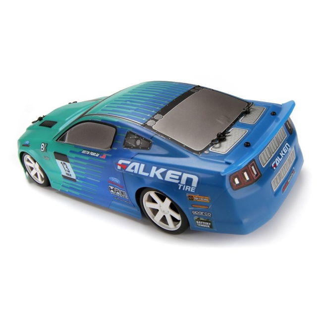 HPI FORD MUSTANG PAINTED BODY FALKEN TIRE 2013 140MM MICRO RS4
