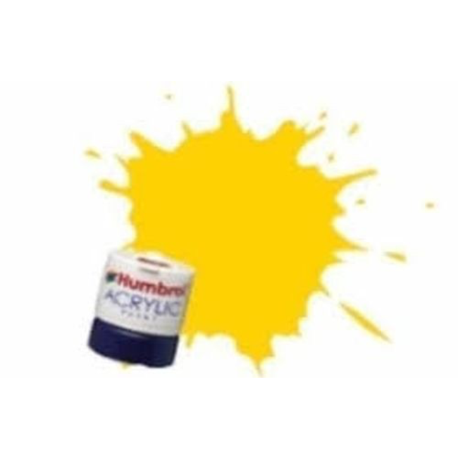 HUMBROL ACRYLIC EWS YELLOW 14ml RC 419