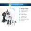 FLYSKY GT2B 3CH 2.4GHZ TX AND RX WITH TRANSMITTER  LIPO BATTERY & USB CHARGE CABLE
