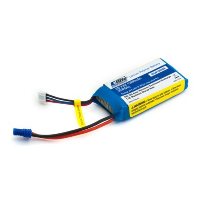 EFLITE 1300mAh 7.4v 20C EFLB13002S20