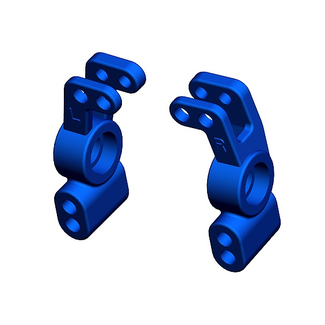 3 RACING 3 RACING ALUMINIUM REAR HUB CARRIER 2 DEGREE LIGHT BLUE COLOUR FOR TAMIYA M03M M03M-12/2/LB
