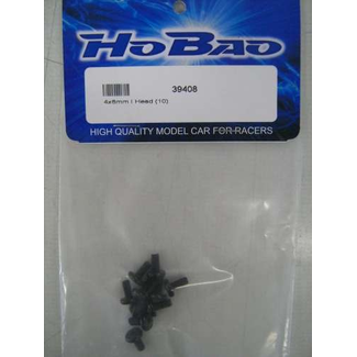 HOBAO HOBAO 4X8MM "I" HEAD SCREWS BLACK