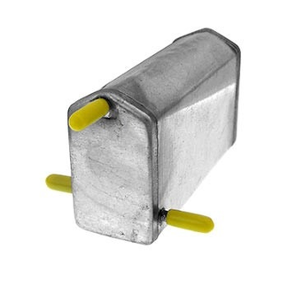 BRODAK BRODAK 2 1/2OZ MEDIUM WEDGE STANDARD VENT TANK 1" H x 1-3/4" W x 3-1/4" L