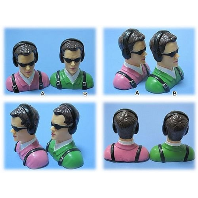 HY CIVILIAN I PILOTS 1/6 L67 X W39 X H70mm 25g (1PC) PINK ( OLD CODE HY311702A )