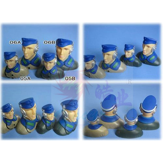 HY MODEL ACCESSORIES HY CIVILIAN I PILOTS 1/7 L61 X W27 X H59mm 12g (1PC) ARMY GREEN ( OLD CODE HY311705B )