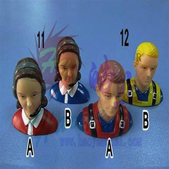 HY CIVILIAN I PILOTS 1/9 L37 X W25 X H40mm  6.8g (1PC)  RED ( OLD CODE HY311711A )