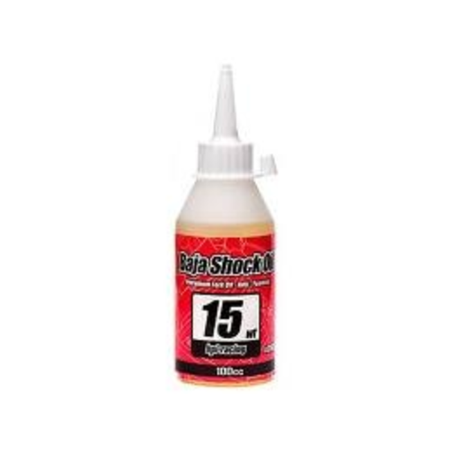 HPI BAJA SHOCK OIL 15 WEIGHT RED