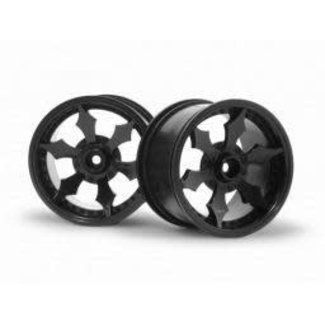HPI HPI TRUCK WHEELS SPIKE MONSTER BLACK WHEEL