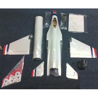 HY MODEL ACCESSORIES HY BALSA F-16 DUCTED FAN MODEL L=990, SP=768, 800GR