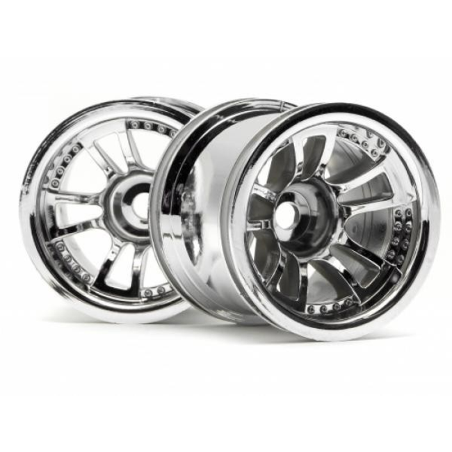 HPI SPLIT 5 TRUCK WHEEL CHROME
