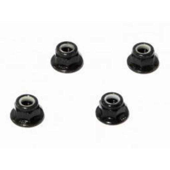 HPI Z 682 WHELL LOCK NUT ( BLACK 4 PCS )