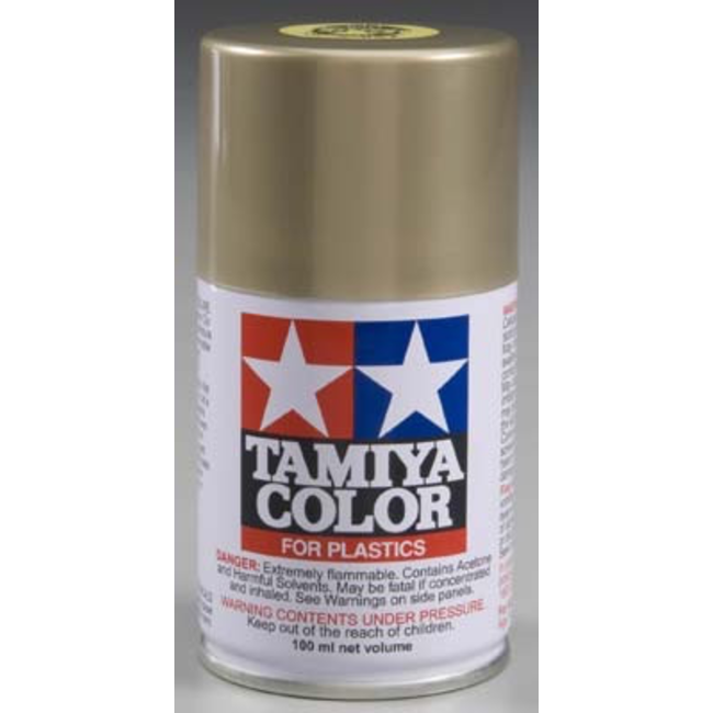 TAMIYA TS-84 METALLIC GOLD NEEDS TO BE BLACKED WITH BLACK