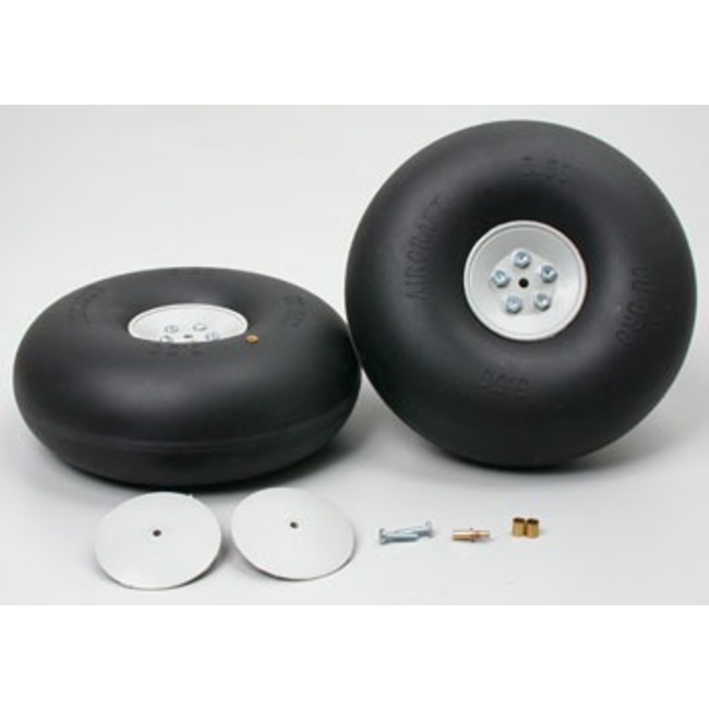 DUBRO 5- 1/2" BIG WHEELS INFLATABLE TIRES