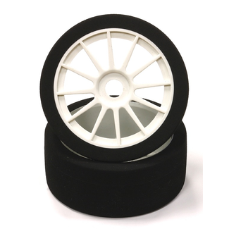 TEAM LASER TEAM LASER 1/8 RALLY TIRE AND RIM 10 SPOKE LAH-821