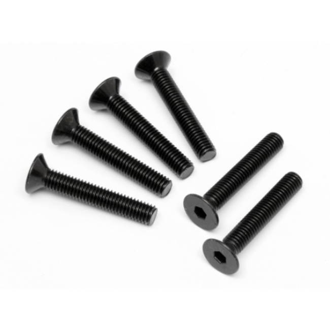 HPI FLAT HEAD SCREW M5 X 30MM HEX SOCKET/ 6PCS FOR BAJA 5B  94735