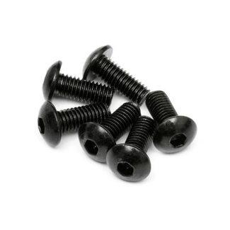 HPI HPI BUTTON HEAD SCREW M5 X 12MM HEX SOCKET / 6PCS FOR BAJA 5B 94754