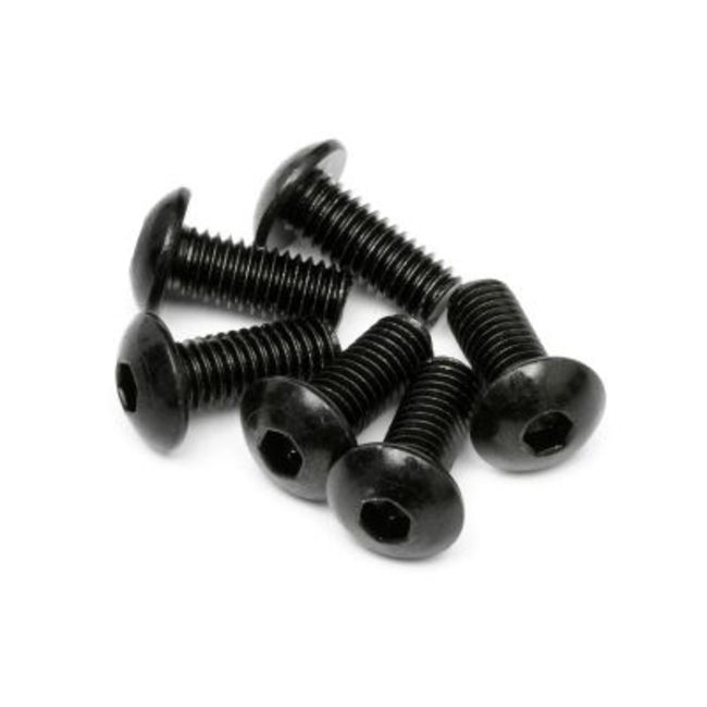 HPI BUTTON HEAD SCREW M5 X 12MM HEX SOCKET / 6PCS FOR BAJA 5B 94754