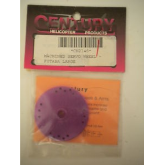CENTURY HELI CENTURY MACHINED SERVO WHEEL FUTABA LARGE