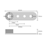 CENTURY MACHINED SERVO ARM FUTABA MEDIUM
