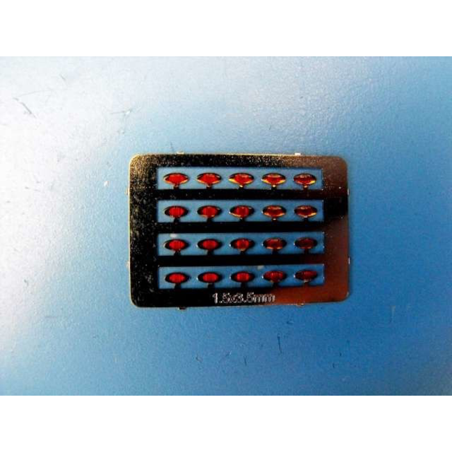 AUSLOWE 1.5mm x 3.5mm oval marker lights BLUE