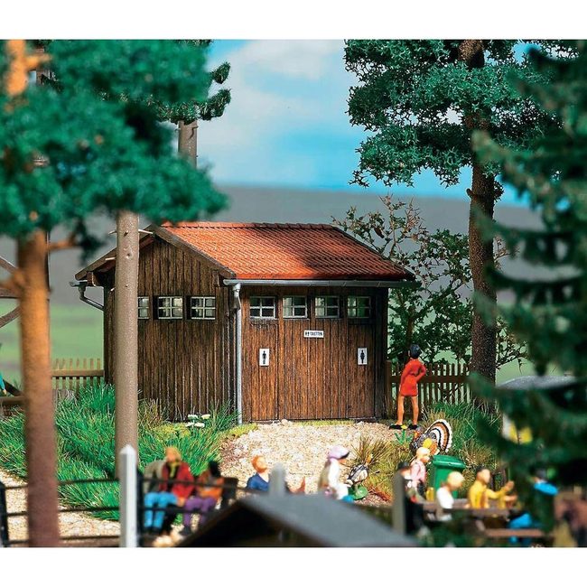 BUSH HO WOODEN RESTROOM