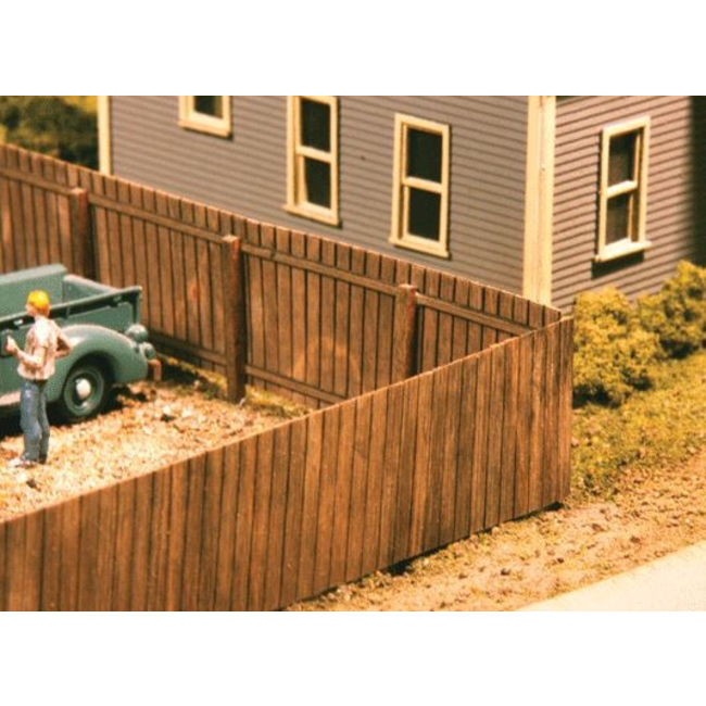 LASER KIT HO WOODEN PRIVACY FENCE 120 SCALE LINEAR FEET