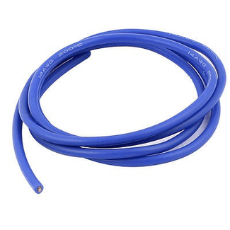 ACE IMPORTS ACE 14AWG SILICON WIRE BLUE 1 MT