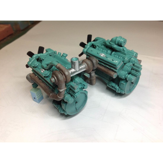 AUSLOWE AUSLOWE ENGINE KIT DETROIT V12 2 OPTIONAL VALVE COVERS WITH OPTIONS FOR TURBO AND NON-TURBO  1/25-1/24