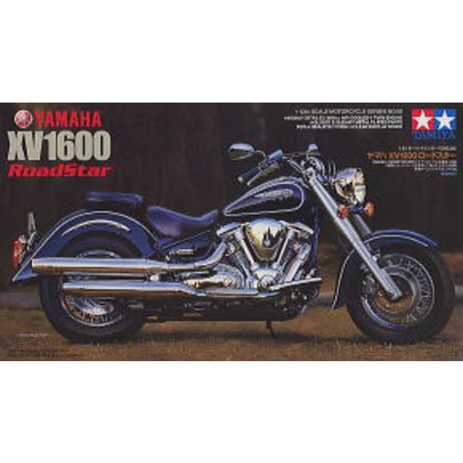 Tamiya 1/12 Scale Motorcycle Model Kit Yamaha XV1600 A Road/Wild Star 14080