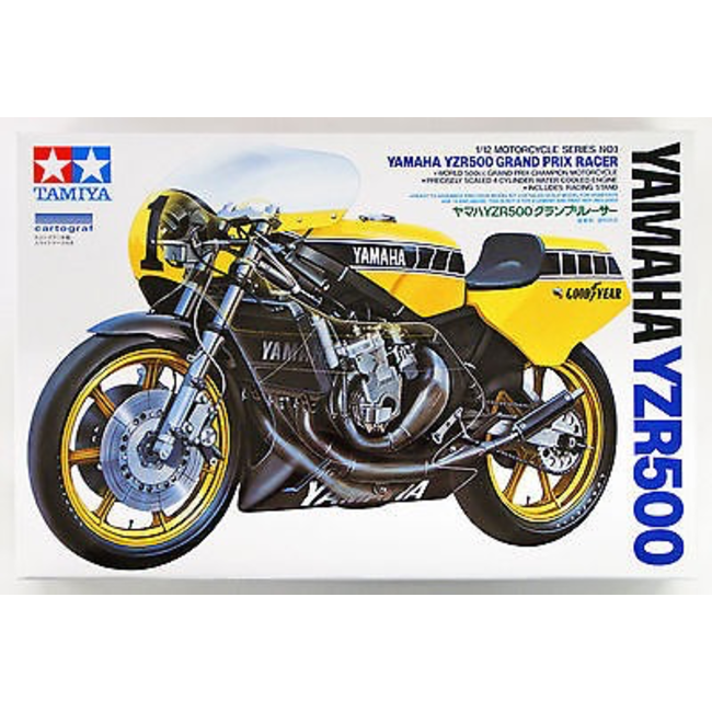 Tamiya 1/12 Scale Model Racing Bike Kit Yamaha YZR500 '80 MotoGP Champion