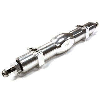 INTEGY Billet Machined 133mm Track Width Straight Axle for Custom Tamiya 1/14 Semi-Tractor C26362BLUE