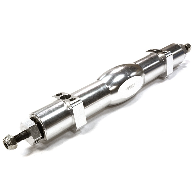 Billet Machined 133mm Track Width Straight Axle for Custom Tamiya 1/14 Semi-Tractor C26362BLUE
