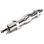 Billet Machined 133mm Track Width Straight Axle for Custom Tamiya 1/14 Semi-Tractor C26362BLUE