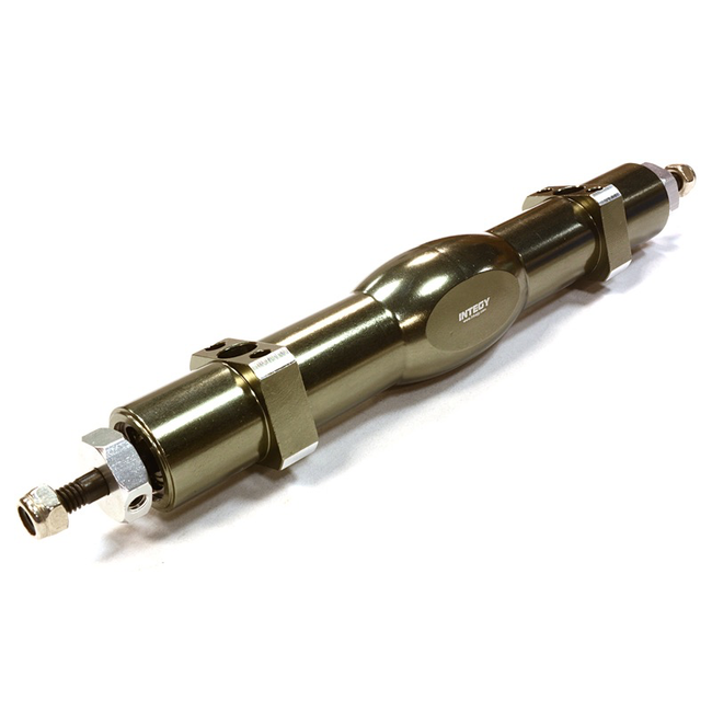 Billet Machined 133mm Track Width Straight Axle for Custom Tamiya 1/14 Semi-Tractor C26362BLUE