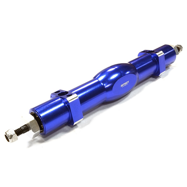 INTEGY Billet Machined 133mm Track Width Straight Axle for Custom 1/14 Semi-TractoR