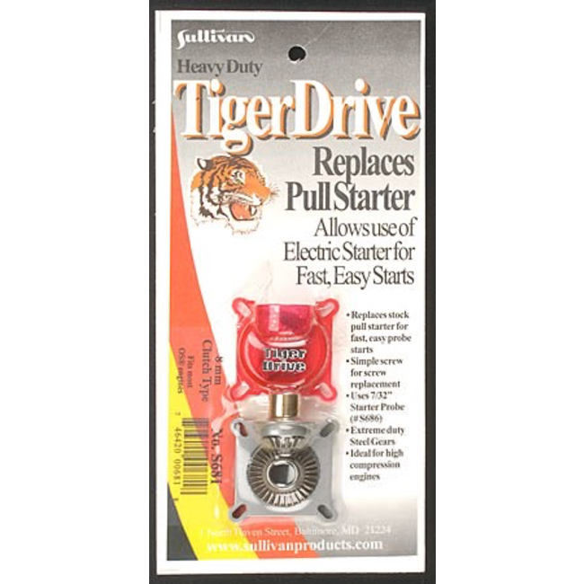Sullivan TigerDrive Adapter 8mm O.S. .12-.21
