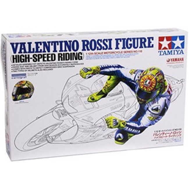TAMIYA Valentino Rossi Rider Figure - High Speed Riding Type