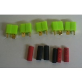 VENOM VENOM HI-VOLT PLUG PACK OF 5 FEMALE BATTERY SIDE DEANS STYLE