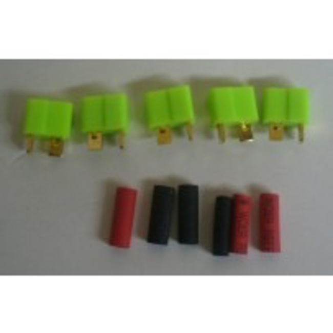 VENOM HI-VOLT PLUG PACK OF 5 FEMALE BATTERY SIDE DEANS STYLE