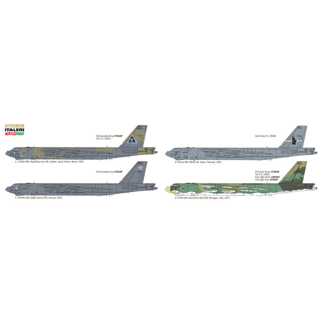 Italeri B-52G STRATOFORTRESS 1/72