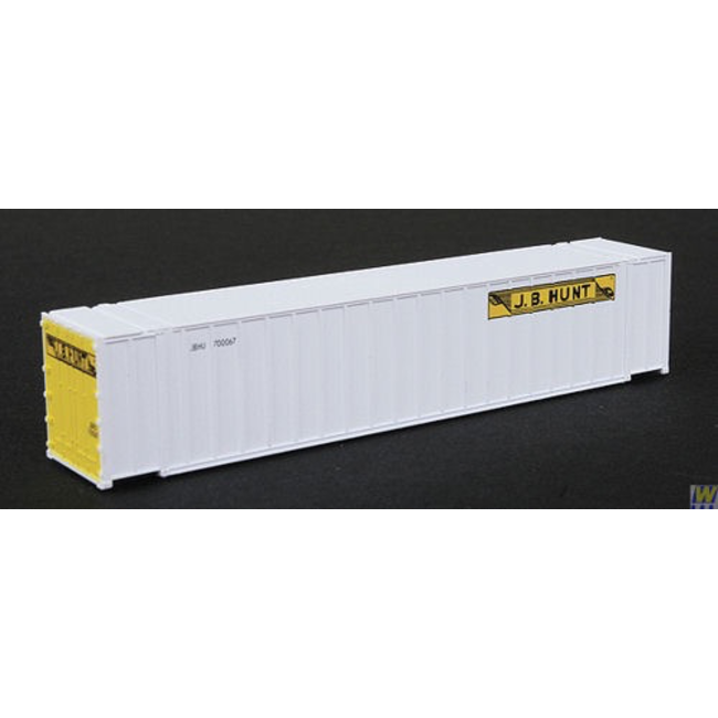 WALTHERS N SCALE 48‚Äô RIB SIDE CONTAINER JB HUNT